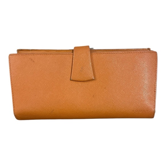 LODIS orange Leather Wallet - Picture 1 of 9